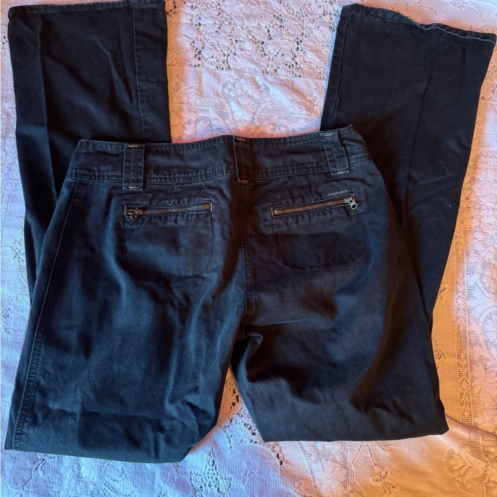Sanctuary Midnight Black Trousers Sz 8
